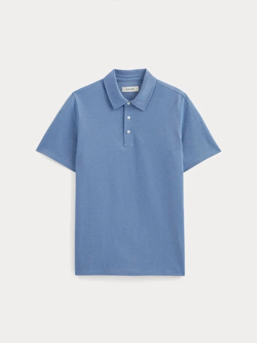 Everlane Men's Startup Polo T-Shirt in Chambray, Size 2XL, Cotton/Polyester - Picture 2 of 6